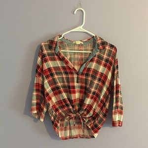 Plaid Top